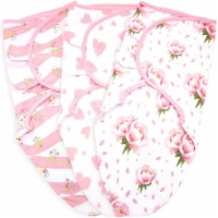 Bublo Baby Swaddle Blanket Boy Girl, 3 Pack Preemie Size Swaddles Up to 7 Pounds
