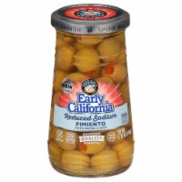 Early California® Reduced Salt Pimento Stuffed Manzanilla Green Olives Perspective: Main