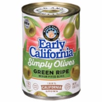 Early California Simply Green Ripe Medium Pitted California Olives