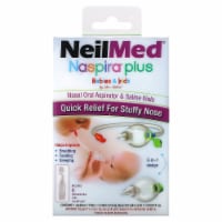 NeilMed Naspira Plus Nasal-Oral Aspirator & Sterile Saline Vials