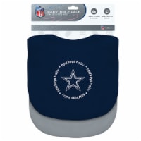 MasterPieces Baby Fanatic NFL Dallas Cowboys Unisex Bibs - Navy / Grey Perspective: Main
