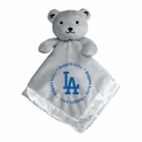 BabyFanatic Gray Security Bear - MLB Los Angeles Dodgers - Officially Licensed Snuggle Buddy