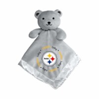 BabyFanatic Gray Security Bear - NFL Pittsburgh Steelers - Officially Licensed Snuggle Buddy
