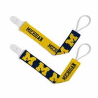 Michigan Pacifier Clip 2 Pack