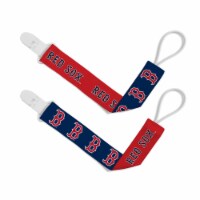 Boston Red Sox Pacifier Clip 2 Pack