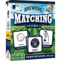 MasterPieces Officially Licensed MLB Milwaukee Brewers Matching Game for Kids and Families