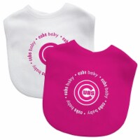 Chicago Cubs Bibs 2 pack Pink Logo