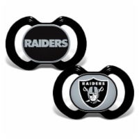 Classic Impressions NFL Raiders Baby Fanatic Las Vegas Pacifiers