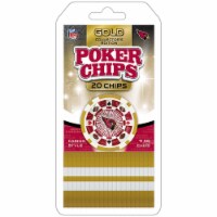 MasterPieces Casino - NFL Arizona Cardinals - 20 Piece High Quality Team Poker Chips Gold