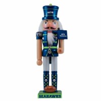 MasterPieces Game Day - NFL Seattle Seahawks - Team Painted Wood Nutcracker