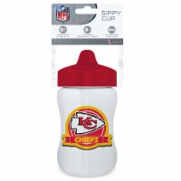 Baby Fanatic Toddler and Baby Unisex 9 oz. Sippy Cup NFL Kansas City Chiefs