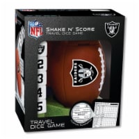 MasterPieces Officially Licsenced NFL Las Vegas Raiders Shake N' Score Dice Game for Age 6