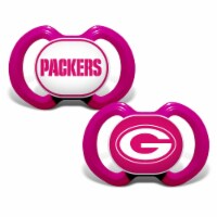 Green Bay Packers 2-Pack Pink Pacifier