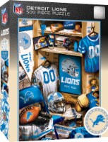 Masterpieces Detroit Lions Locker Room Jigsaw Puzzle Perspective: Main