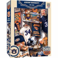 Masterpieces Auburn Tigers - Locker Room 500 Piece Jigsaw Puzzle Perspective: Main