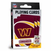 MasterPieces Officially Licensed NFL Washington Commanders Playing Cards - 54 Card Deck for