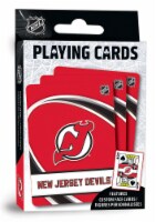 MasterPieces Officially Licensed NHL New Jersey Devils Playing Cards - 54 Card Deck for