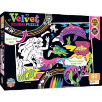 MasterPieces Mermaid Velvet Coloring Puzzle