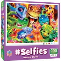 MasterPieces 200 Piece Jigsaw Puzzle for Kids - Dinosaur Chums - 14 x19