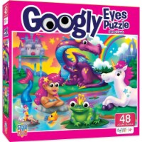 Masterpieces Googly Eyes Fantasy Friends 48 Piece Kids Jigsaw Puzzle With Wiggly Eyes 19X14 Perspective: Main