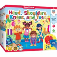 Head, Shoulders, Knees, & Toe puzzle W/Sound 24pc