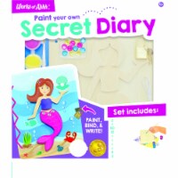 Works of Ahhh Craft Set - Mermaid Secret Diary Classic Wood Paint Kit