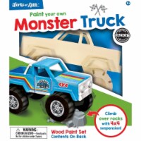 Works of Ahhh Craft Set - Monster Truck Premium Wood Paint Kit
