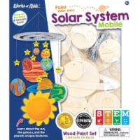 Works of Ahhh Craft Set - Solar System Mobile Classic Wood Paint Kit