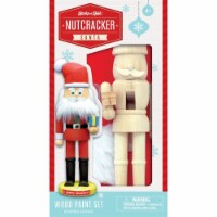 Works of Ahhh Holiday Craft Set - Nutcracker Santa Wood Paint Kit
