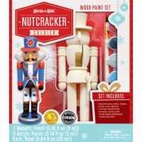 Works of Ahhh Holiday Craft Set - Nutcracker Soldier Wood Paint Kit