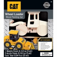 Works of Ahhh Craft Set - Caterpillar Wheel Loader Wood Paint Kit