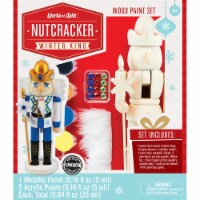 Works of Ahhh Holiday Craft Set - Nutcracker Winter King Wood Paint Kit