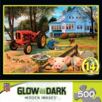 MasterPieces® Glow in The Dark Hidden Images™ Welcome Home Puzzle Perspective: Main