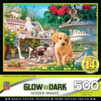 MasterPieces® Glow in the Dark Hidden Images™ Afternoon at the Park Jigsaw Puzzle Perspective: Main