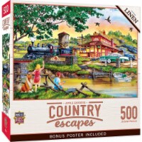 Masterpieces Country Escapes Apple Express 500 Piece Puzzle 21X15 Recycled Material Perspective: Main
