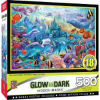 MasterPieces® Sea Castle Delight Glow in The Dark Puzzle Perspective: Main