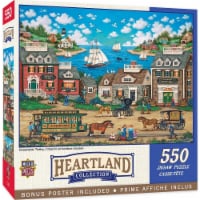MasterPieces® Heartland Collection™ Oceanside Trolley Jigsaw Puzzle Perspective: Main