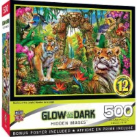 MasterPieces® Glow in the Dark Hidden Images™ Mystery of the Jungle Jigsaw Puzzle Perspective: Main