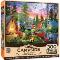 MasterPieces 300 Piece EZ Grip Jigsaw Puzzle - Moonlight Camping - 18 x24
