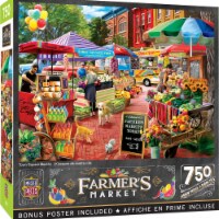 MasterPieces 750 Piece Jigsaw Puzzle For Adults, Family, Or Kids - Town Square Booths -