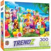 MasterPieces 300 Piece EZ Grip Jigsaw Puzzle - Umbrella Drinks - 18 x24