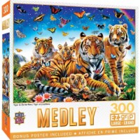 MasterPieces® Medley™ Tigers & Butterflies EZ Grip™ Puzzle Perspective: Main
