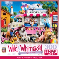 MasterPieces® Wild & Whimsical™ Iggie's Ice Cream EZ Grip Puzzle Perspective: Main