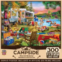 Master Pieces® Campside™ EZ-Grip™ Waterslide Wanderlust Puzzle Perspective: Main