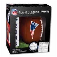 MasterPieces Officially Licsenced NFL New England Patriots Shake N' Score Dice Game for Age 6
