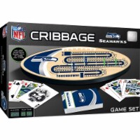 MasterPieces Officially Licensed NFL Seattle Seahawks Wooden Cribbage Game for Adults