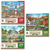 MasterPieces Heartland Puzzles Collection - 3-Pack 550 Piece Jigsaw Puzzle Bundle Perspective: Main