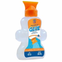 MasterPieces - Jigsaw Puzzle Glue Bottle with Swivel Spreader Cap, 10oz - Clear