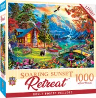 Masterpieces Tranquility - Soaring Sunset 1000 Piece Jigsaw Puzzle Perspective: Main