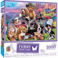 MasterPieces 1000 Piece Jigsaw Puzzle - Cowboys at Work - 19.25 x26.75